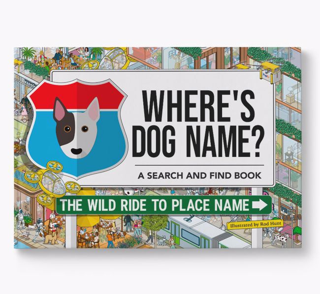 Personalized Dog Book - Where's Your Dog - Wild Ride